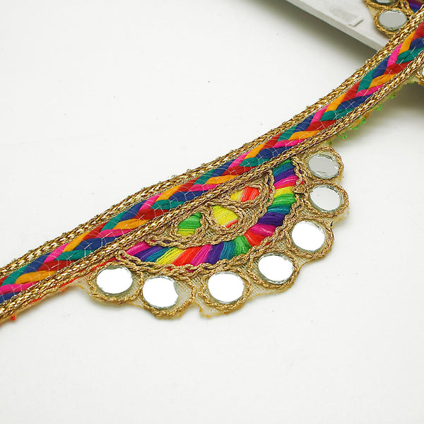 MULTI-COLOR RAINBOW MIRROR EDGING TRIM - sarahi.NYC