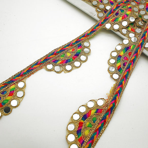 MULTI-COLOR RAINBOW MIRROR EDGING TRIM - sarahi.NYC