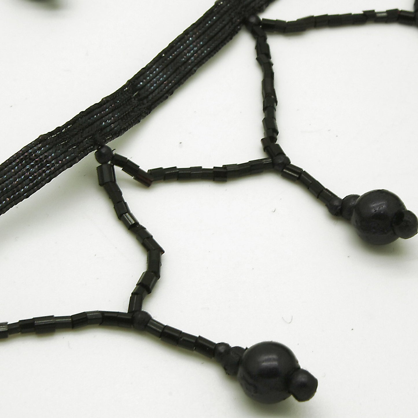 BLACK FRINGE TRIM - sarahi.NYC