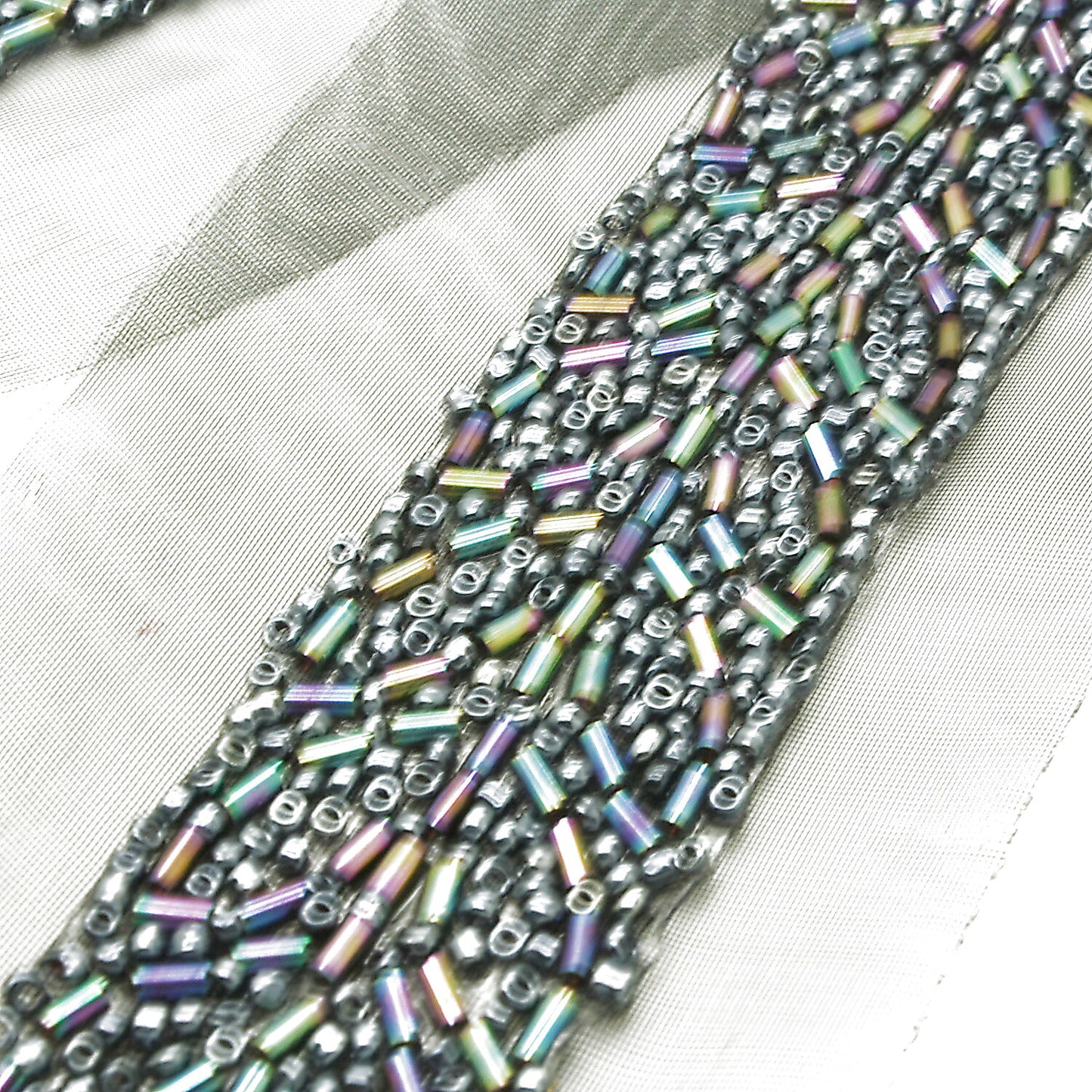 BLACK BEADED TRIM - sarahi.NYC