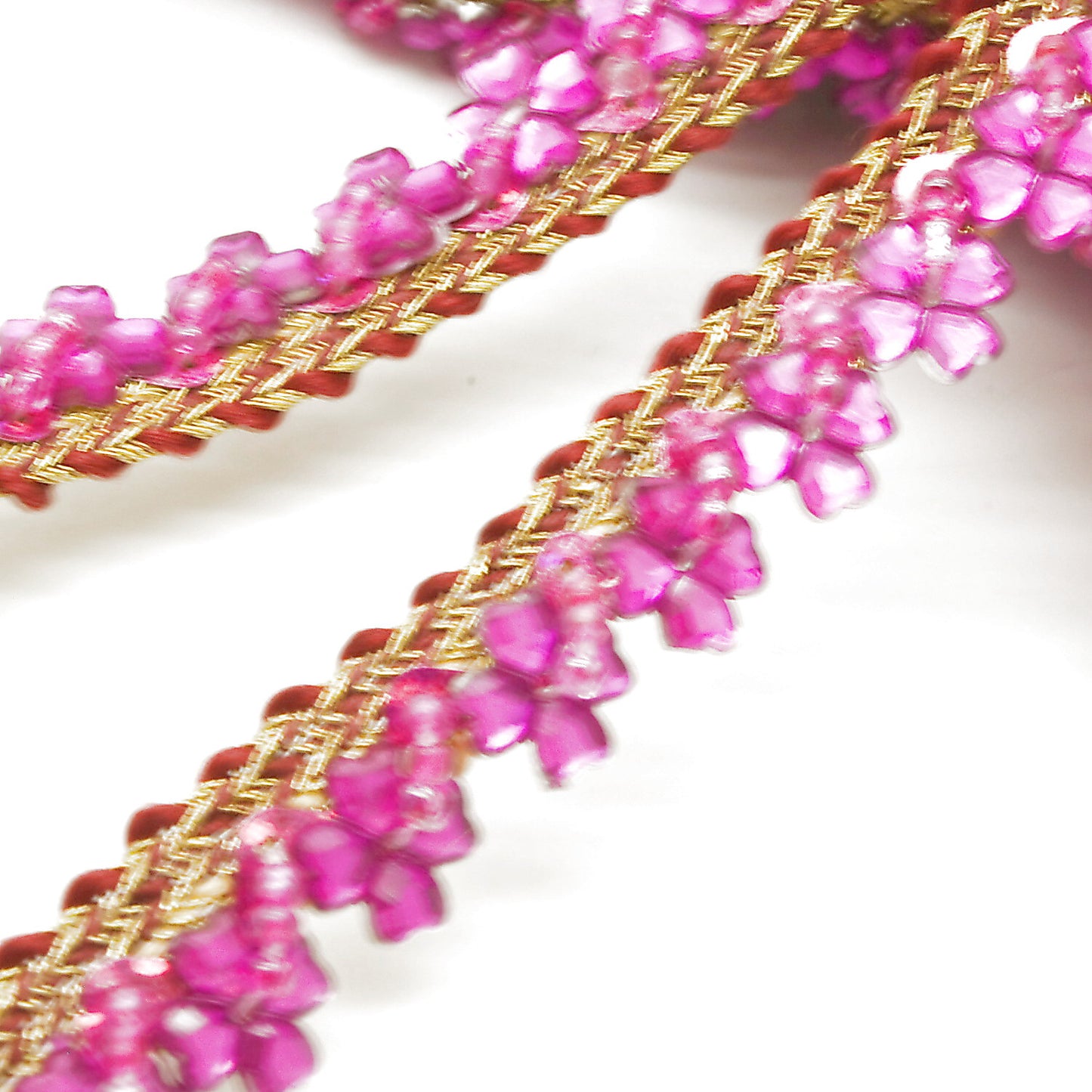 PINK FLOWER EDGING TRIM - sarahi.NYC