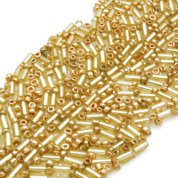 GOLD  BEADED TRIM - sarahi.NYC
