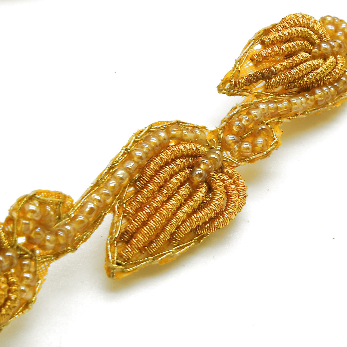 YELLOW GOLD LEAF TRIM - sarahi.NYC