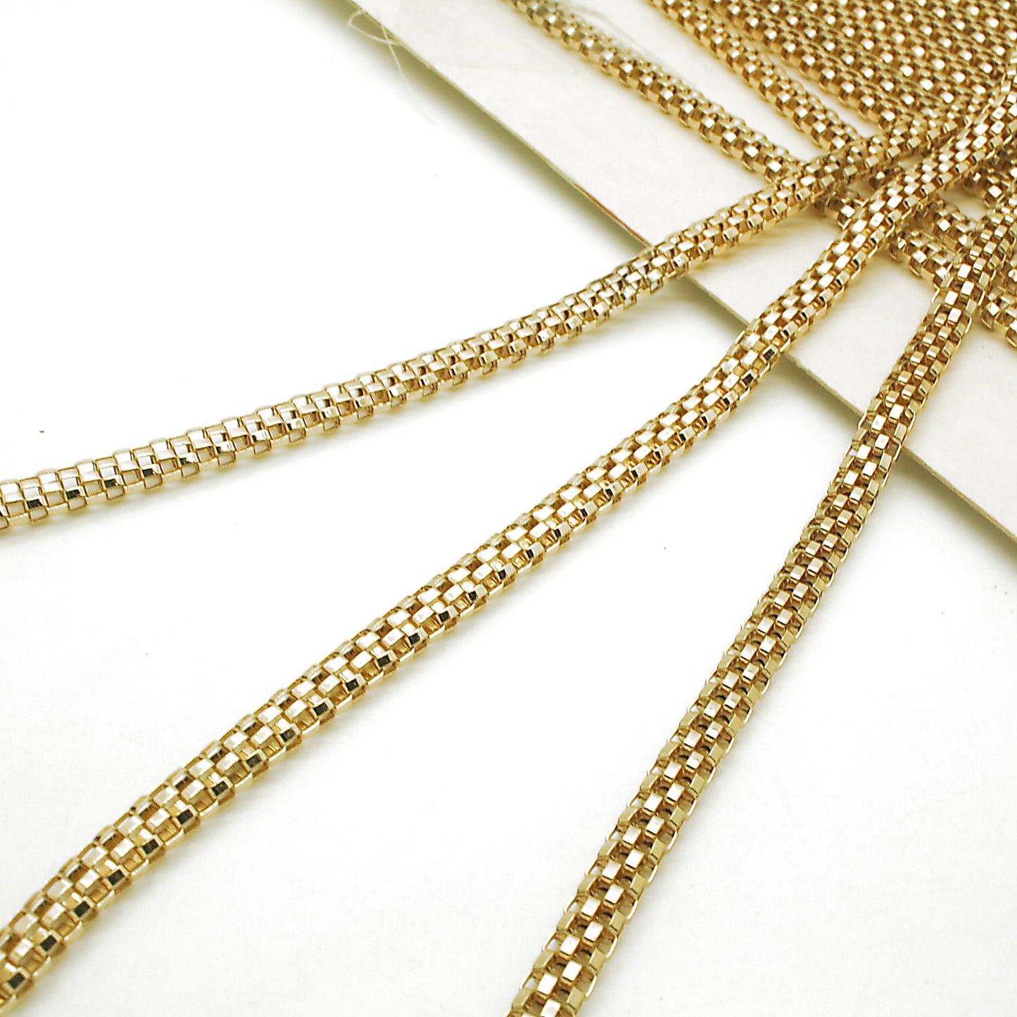 GOLD SNAKE CHAIN TRIM - sarahi.NYC