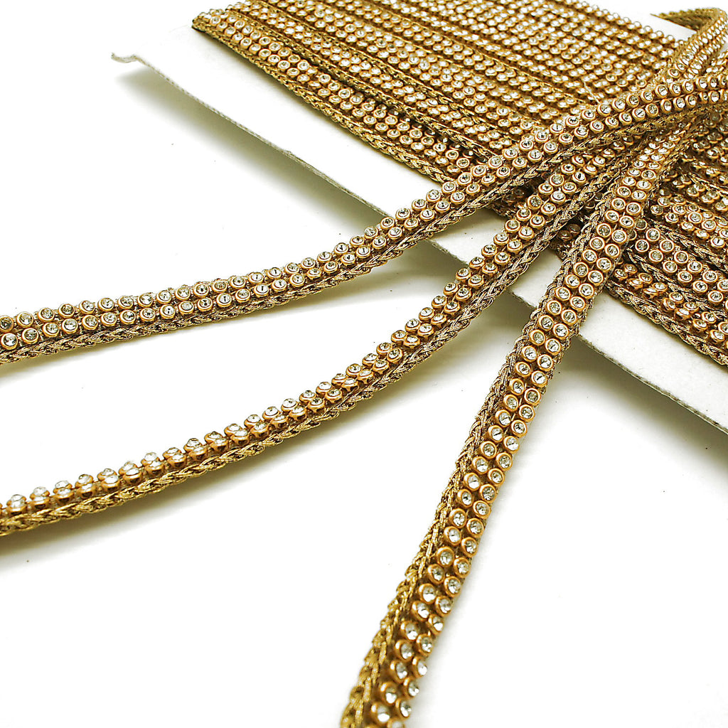 GOLD CRYSTAL TRIM - sarahi.NYC