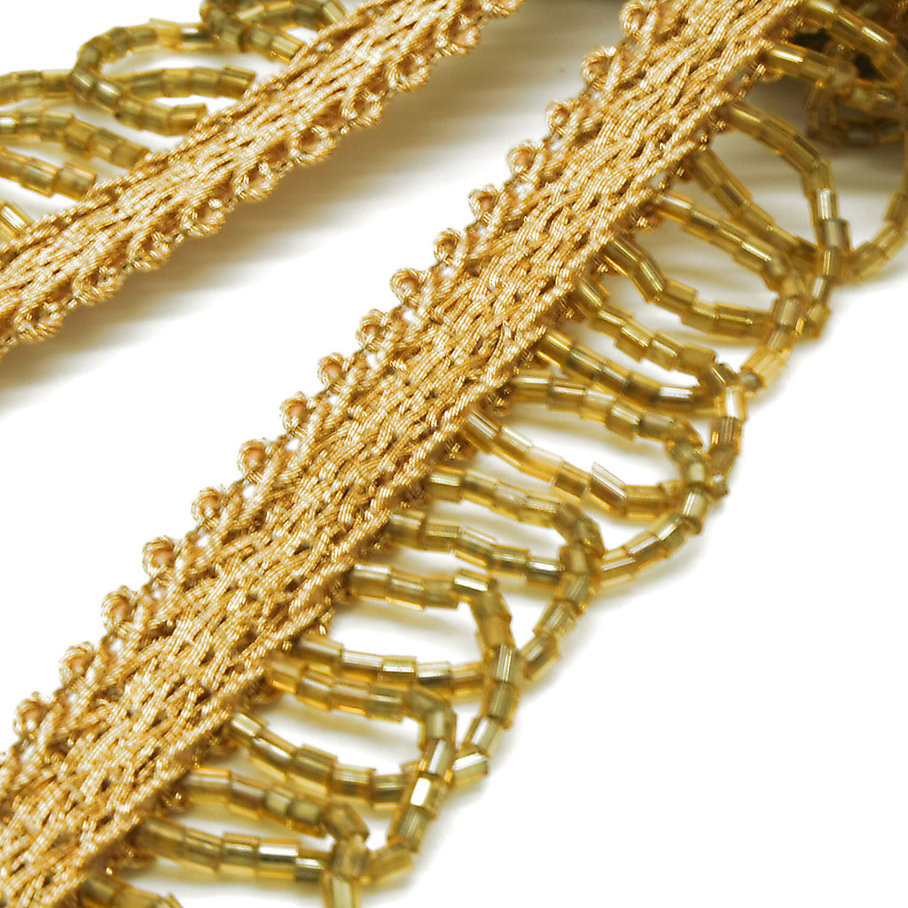 GOLD FRINGE EDGING TRIM - sarahi.NYC