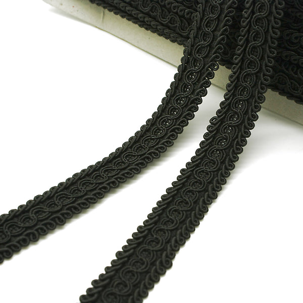 BLACK WOVEN TRIM - sarahi.NYC