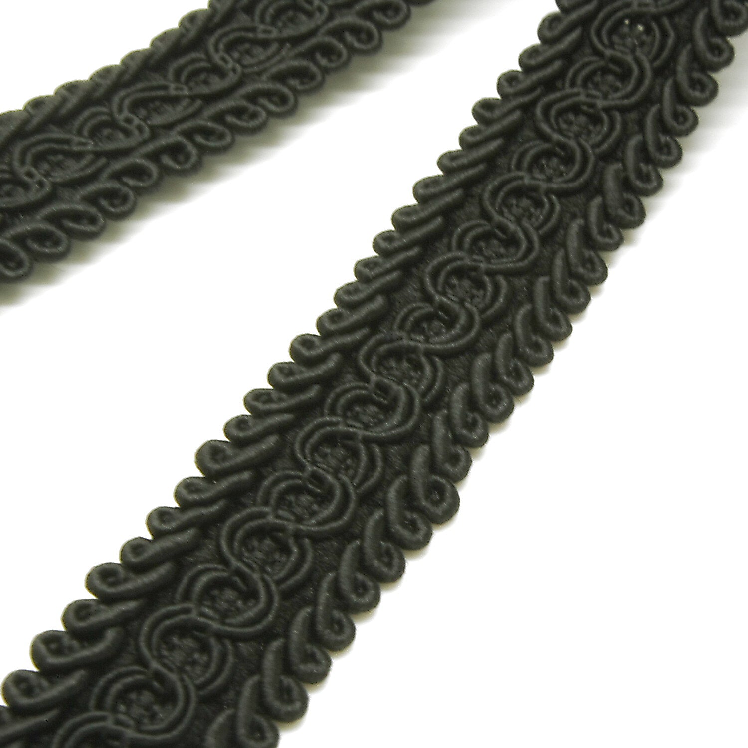 BLACK WOVEN TRIM - sarahi.NYC