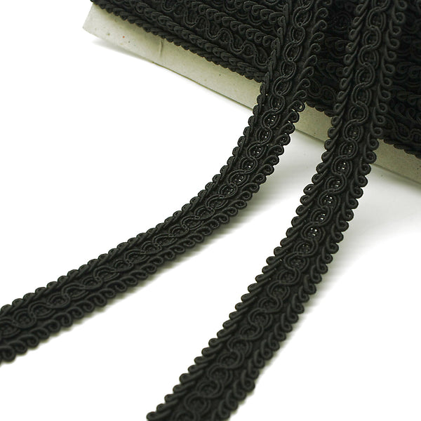 BLACK WOVEN TRIM - sarahi.NYC