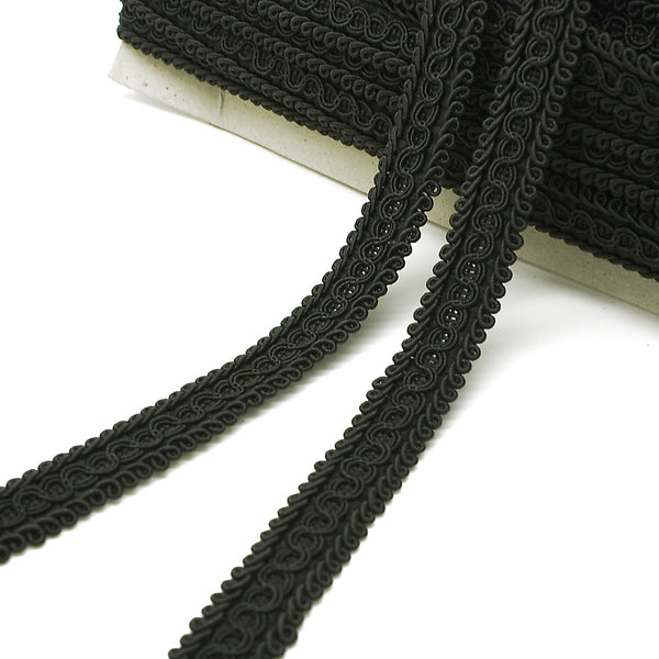 BLACK WOVEN TRIM - sarahi.NYC