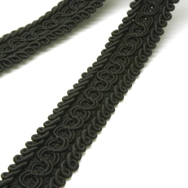 BLACK WOVEN TRIM - sarahi.NYC