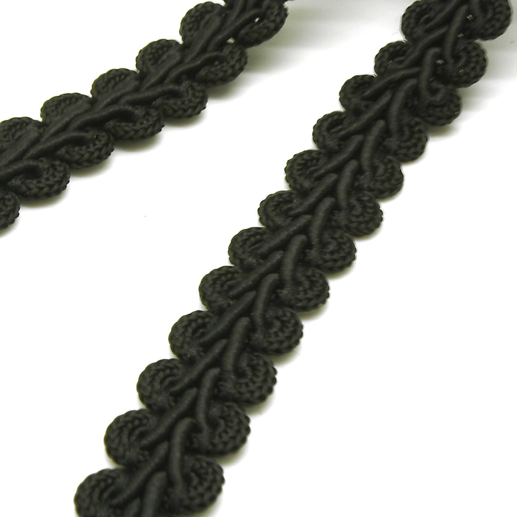 BLACK SWIRL TRIM - sarahi.NYC