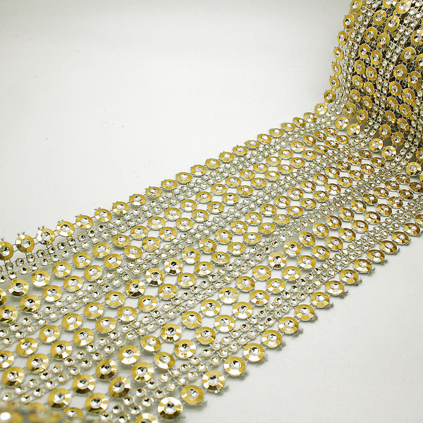 SILVER GOLD MESH TRIM - sarahi.NYC