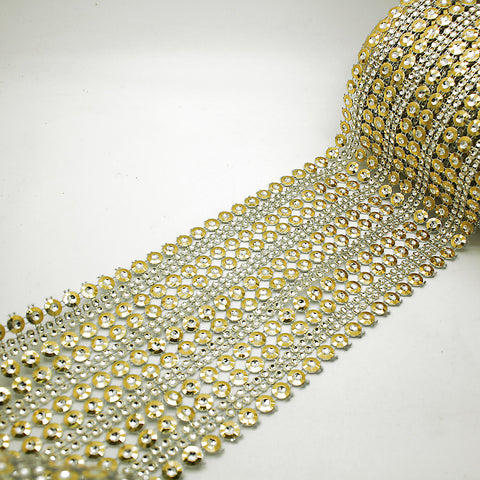 SILVER GOLD MESH TRIM - sarahi.NYC