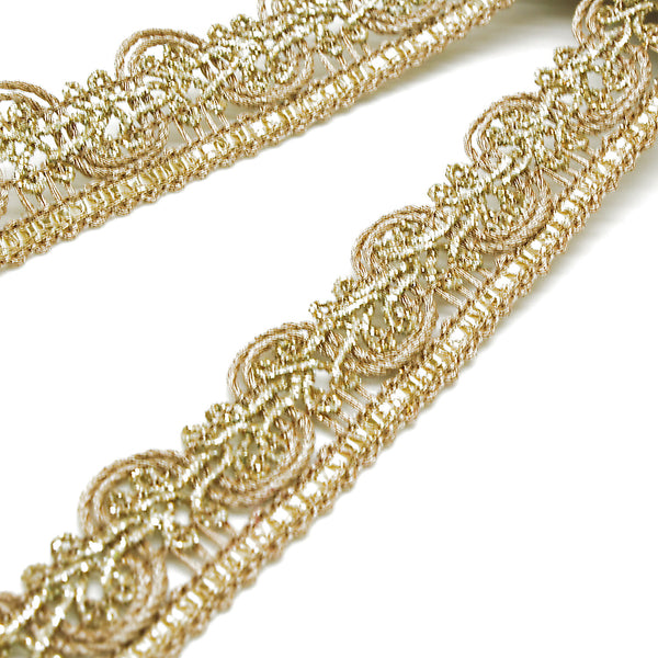 LIGHT GOLD EDGING TRIM - sarahi.NYC