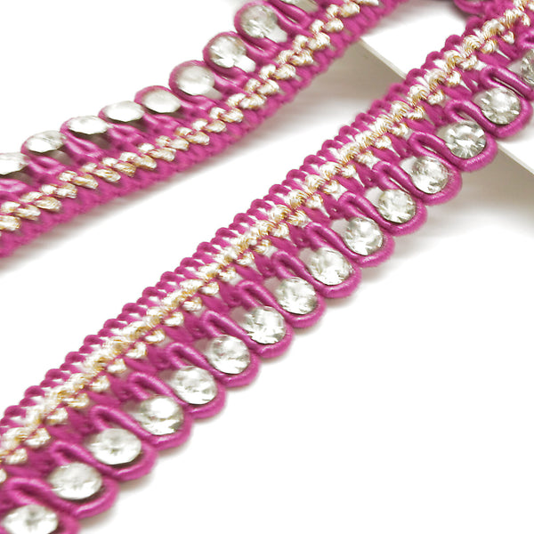 CERISE SILVER STONE EDGING TRIM - sarahi.NYC