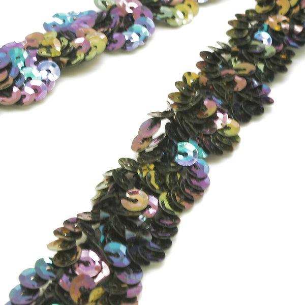 MULTICOLOR SEQUIN WAVE TRIM