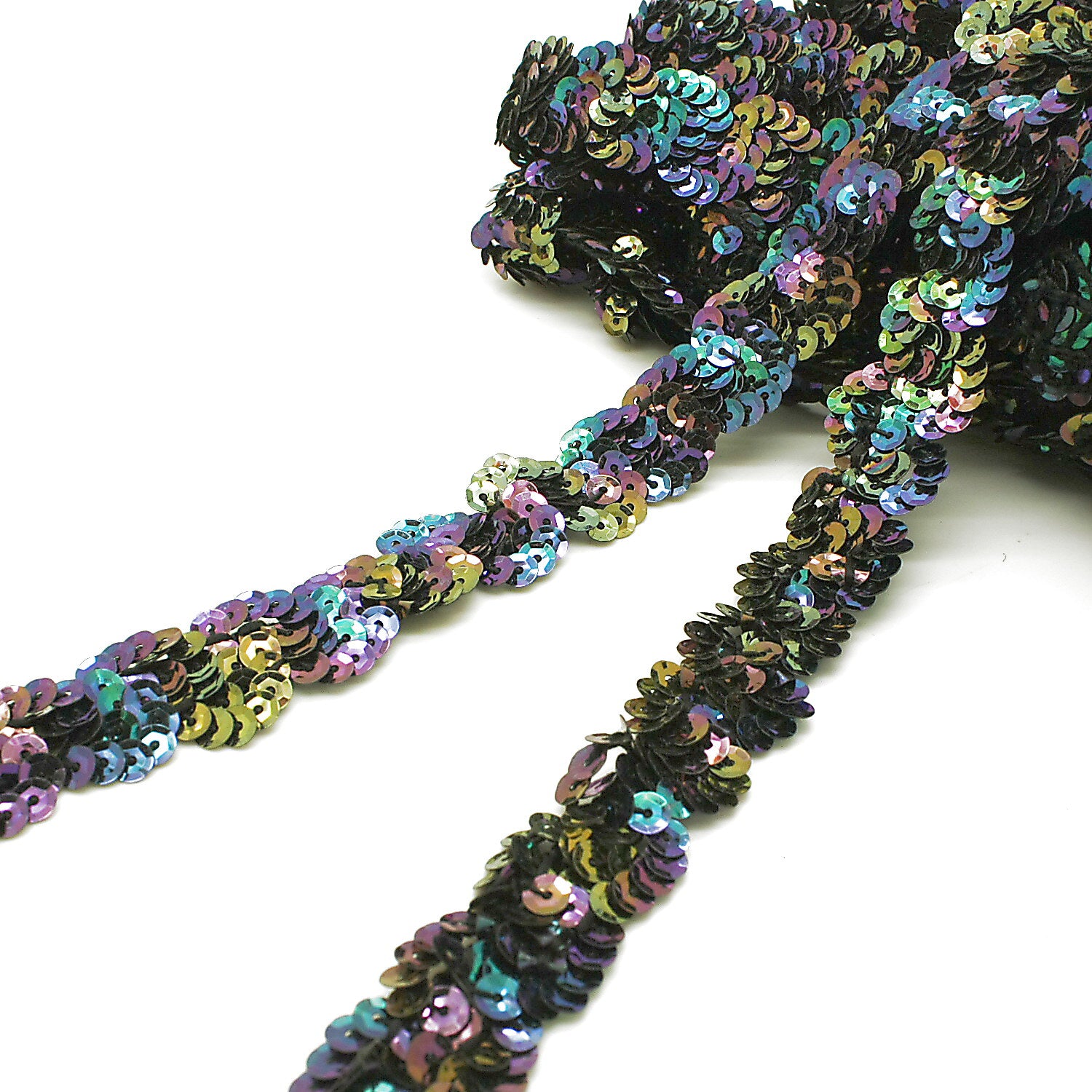 MULTICOLOR SEQUIN WAVE TRIM