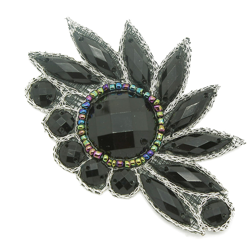 BLACK RHINESTONE MOTIF - sarahi.NYC