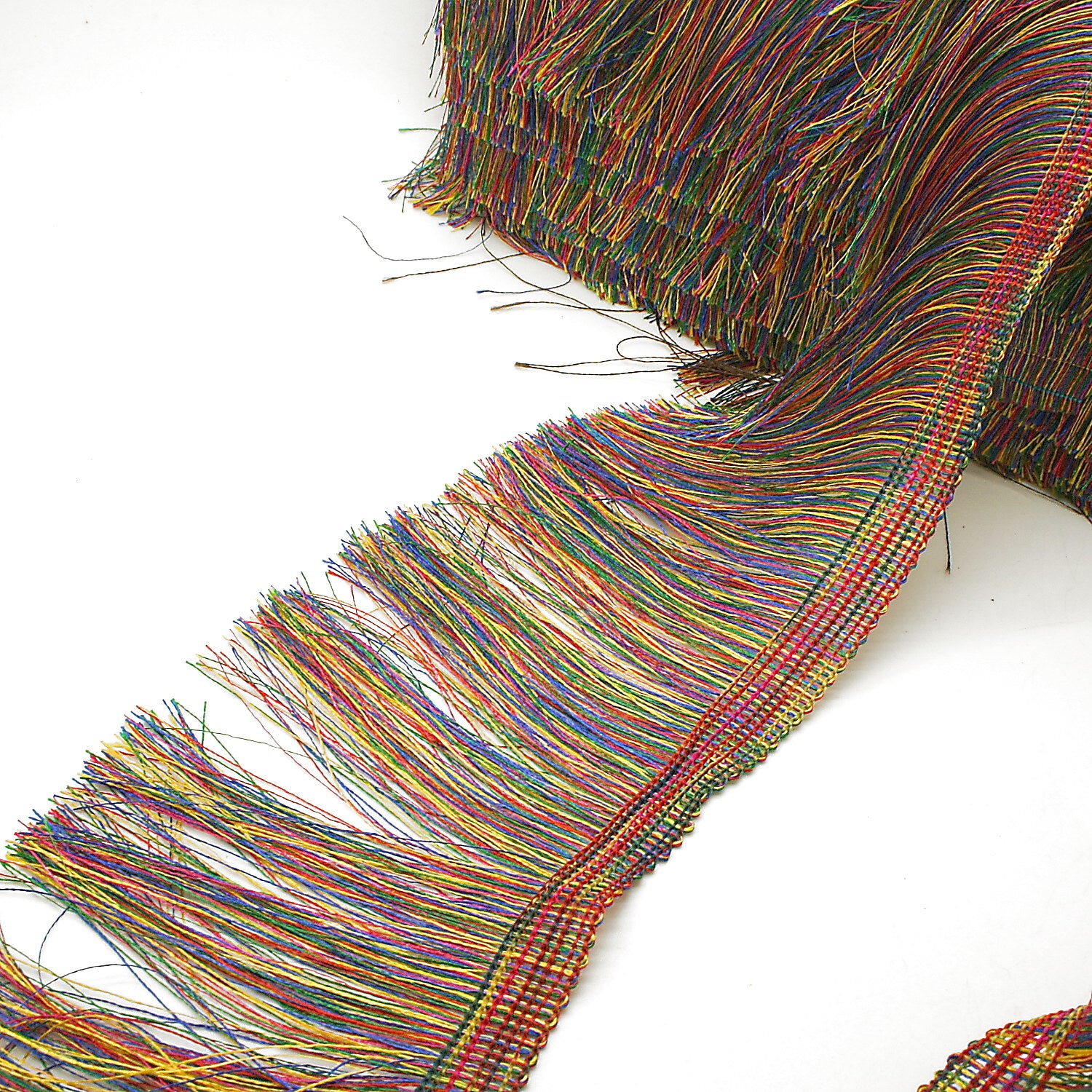 MULTICOLOR FRINGE TRIM