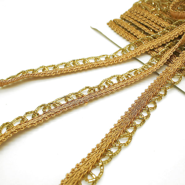 GOLD FRINGE BEADED TRIM