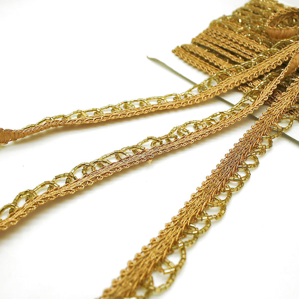 GOLD FRINGE BEADED TRIM