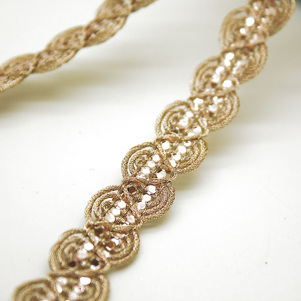 BRONZE SWIRL TRIM - sarahi.NYC