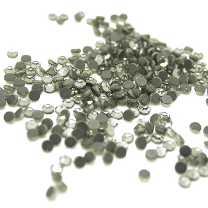 PACK OF 250 - ROUND 4mm GRAY FLAT RHINESTONES - sarahi.NYC