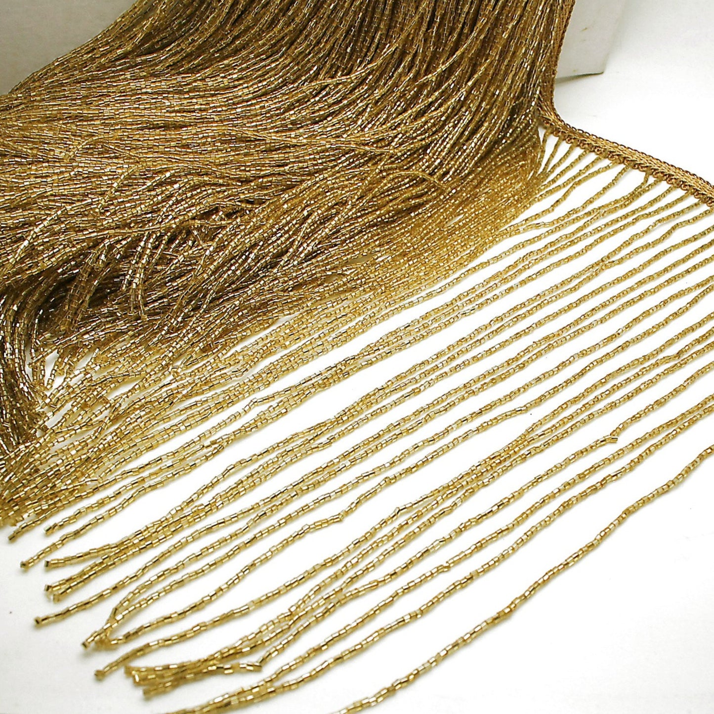 12 INCH GOLD FRINGE BEADED TRIM