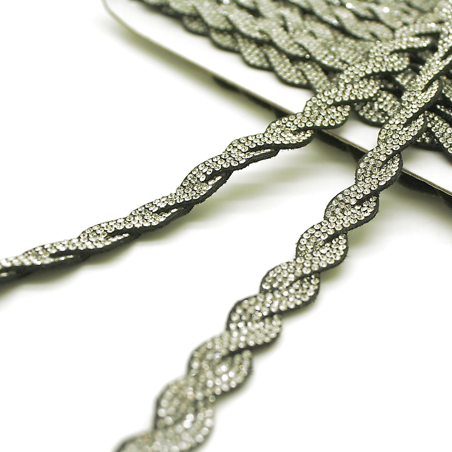 SILVER STONE PLAIT TRIM - sarahi.NYC