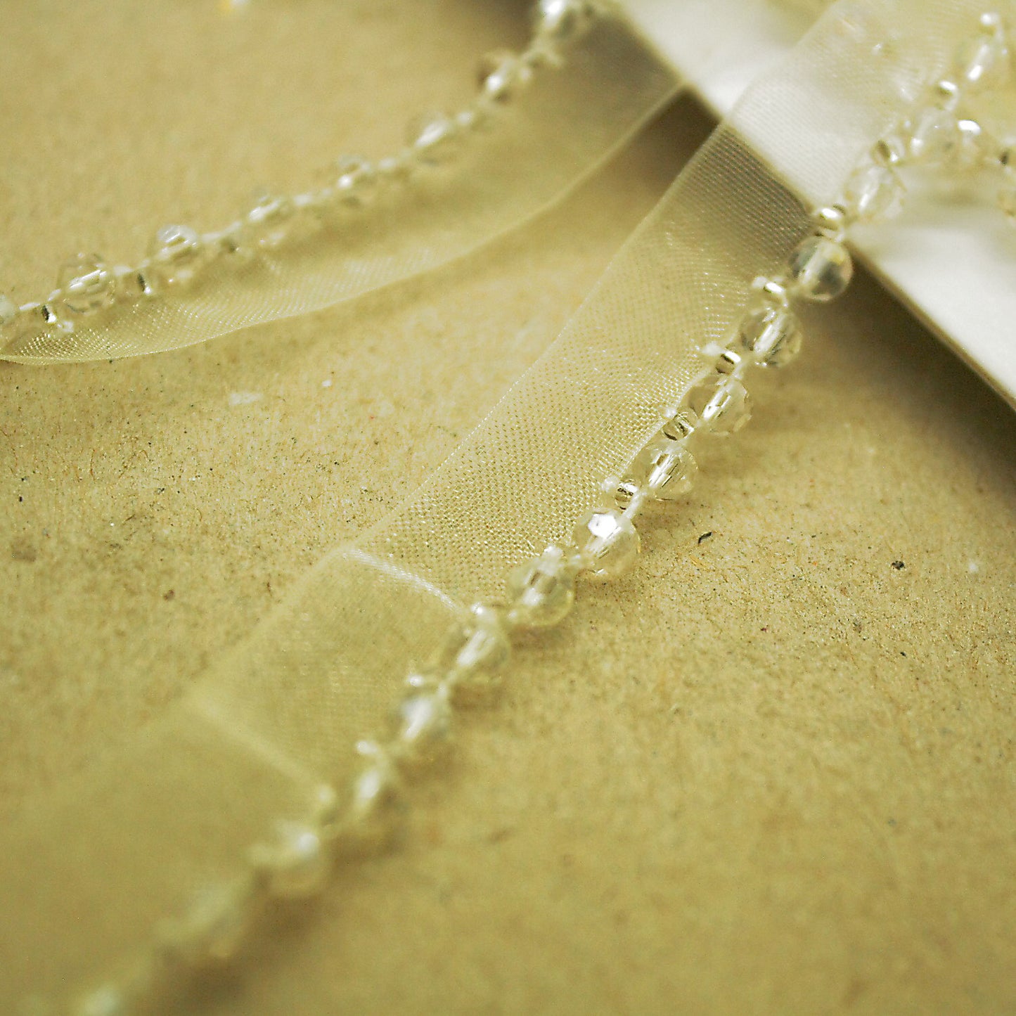CREAM BEADED EDGING TRIM - sarahi.NYC