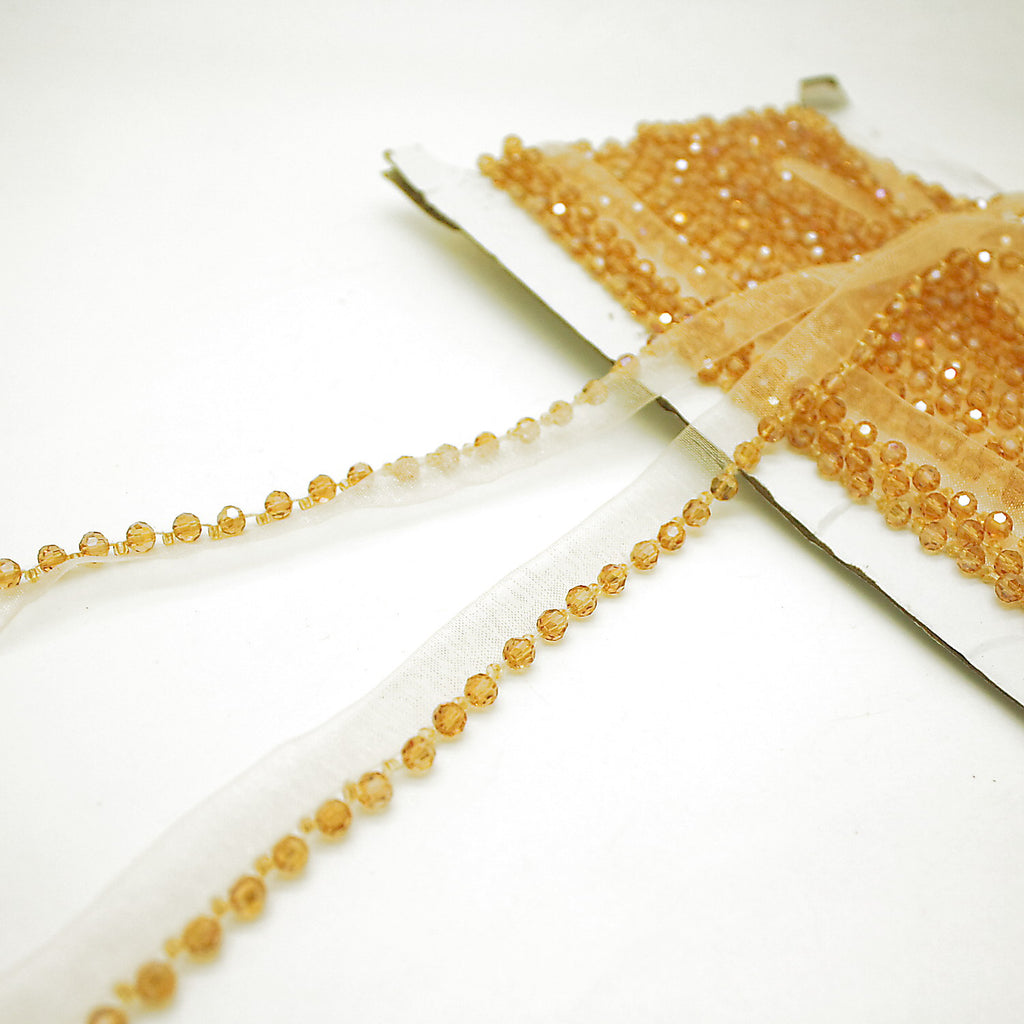 GOLD BEADED EDGING TRIM - sarahi.NYC