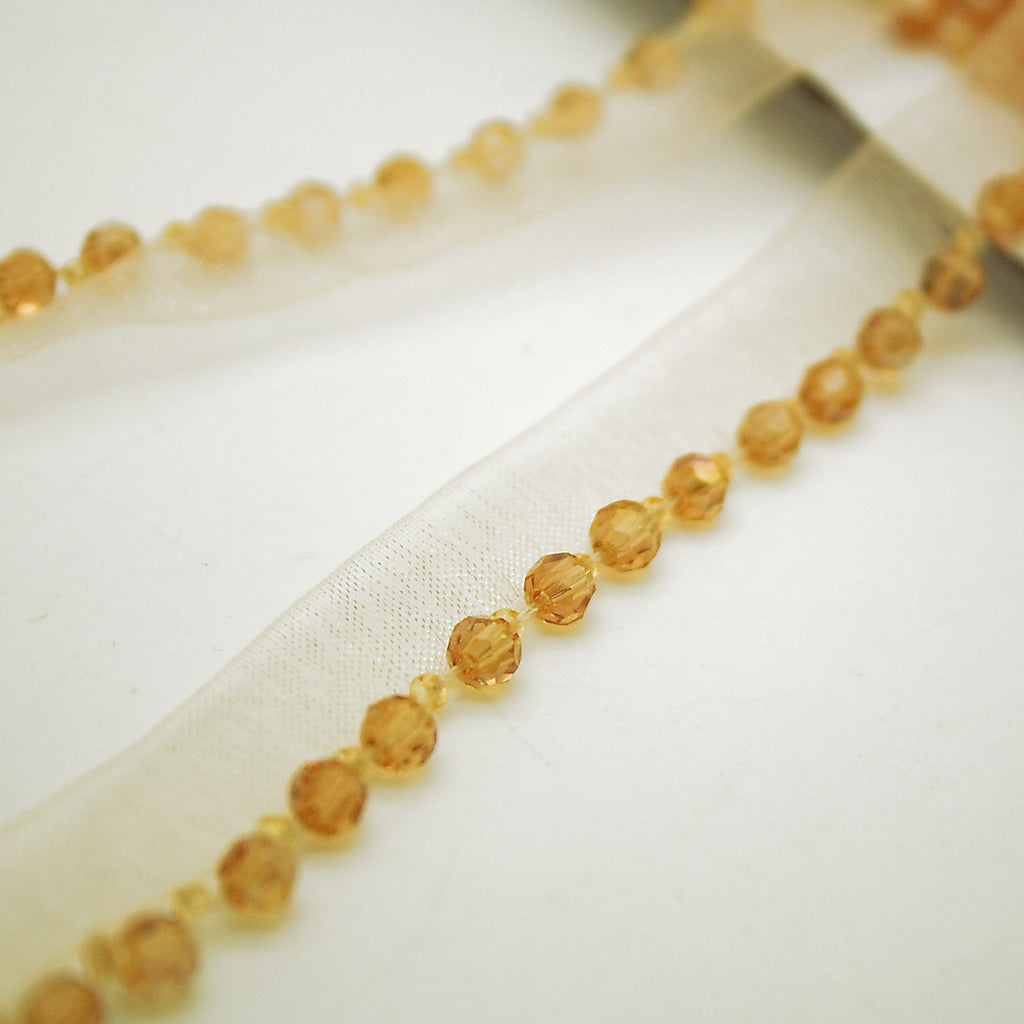 GOLD BEADED EDGING TRIM - sarahi.NYC