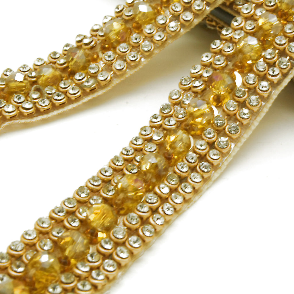 GOLD CRYSTAL TRIM - sarahi.NYC