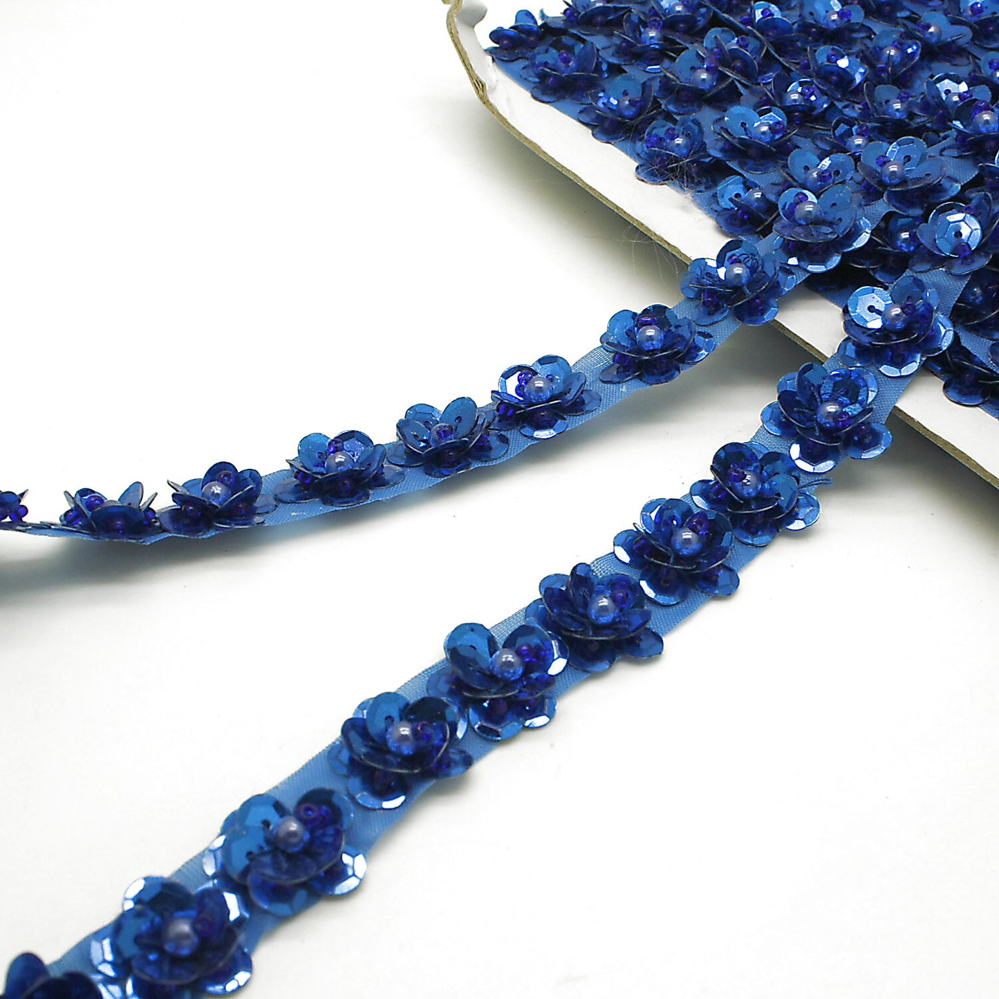 BLUE FLOWER TRIM - sarahi.NYC