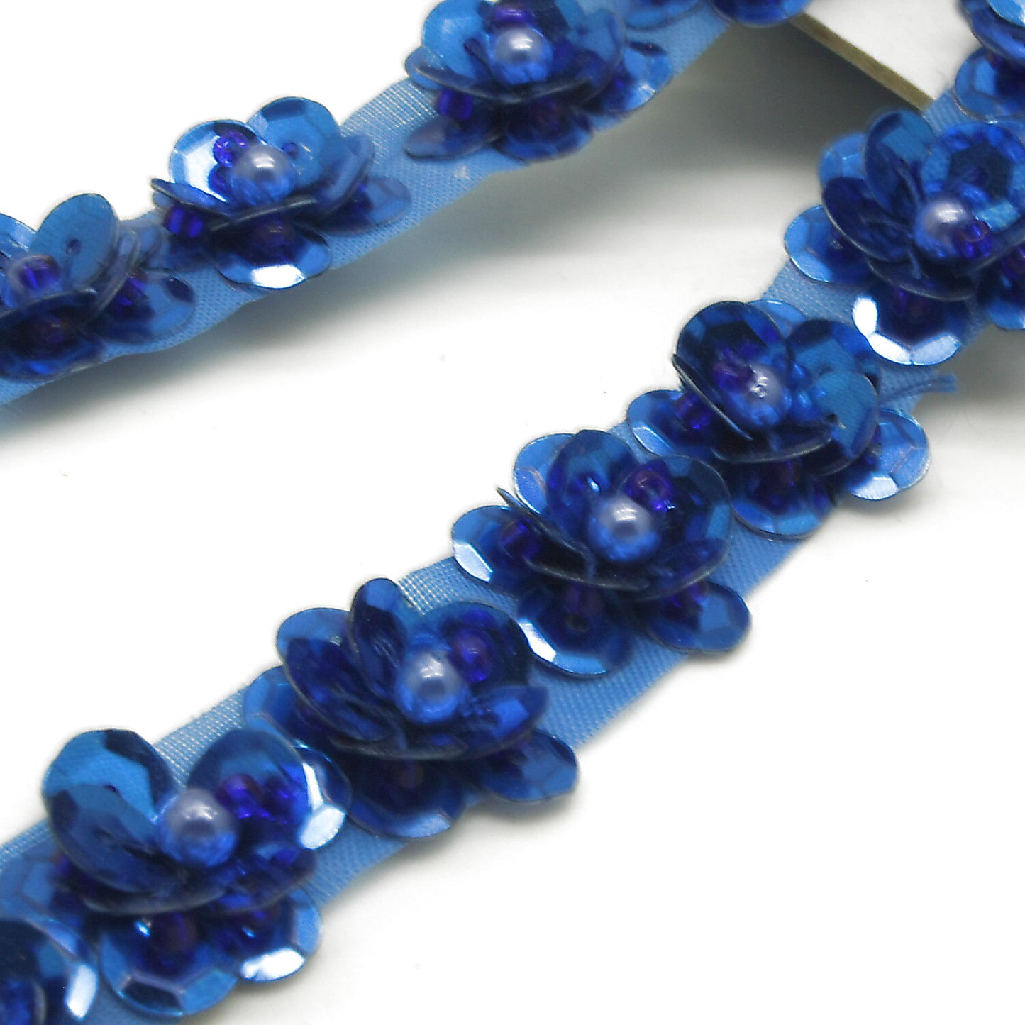 BLUE FLOWER TRIM - sarahi.NYC