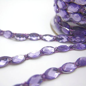 LILAC RHINESTONE TRIM - sarahi.NYC