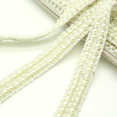 FAUX  PEARL TRIM - sarahi.NYC