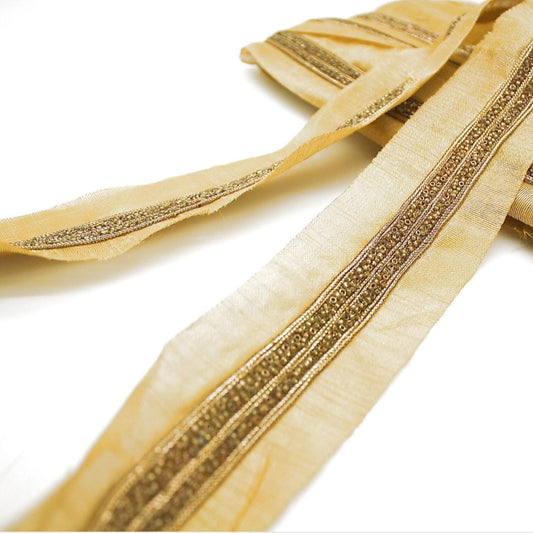 GOLD BEADED TRIM