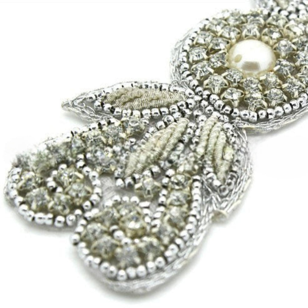 CRYSTAL PEARL APPLIQUE  - sarahi.NYC