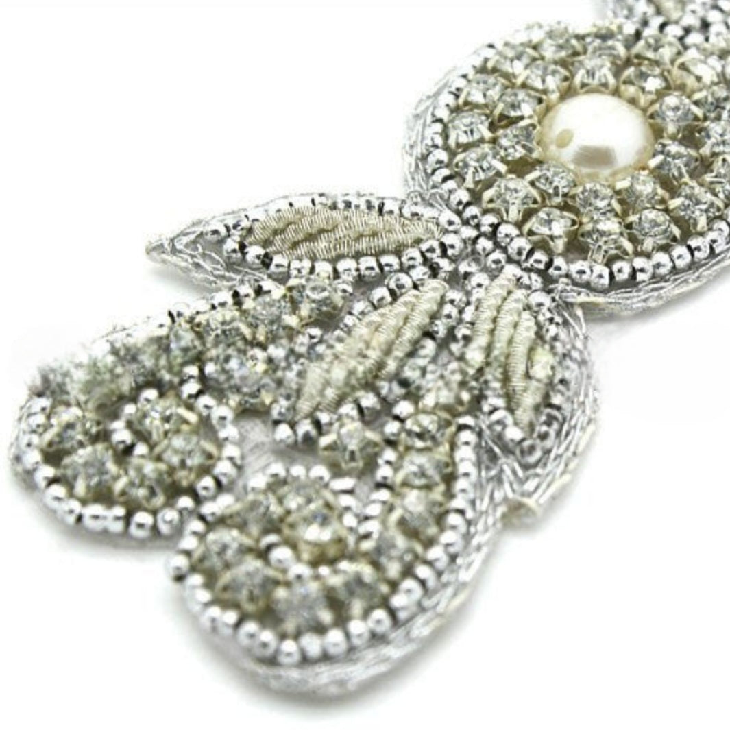 CRYSTAL PEARL APPLIQUE  - sarahi.NYC