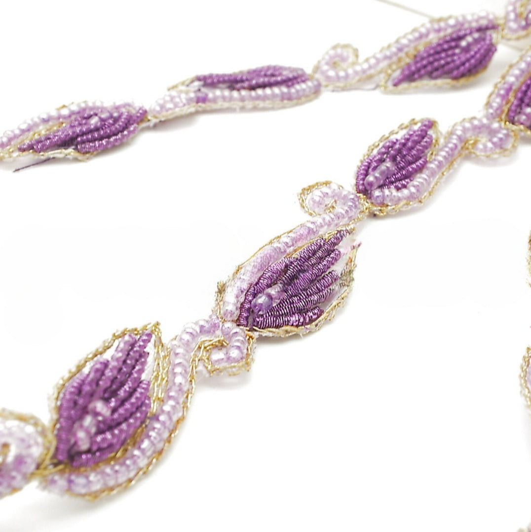 LILAC PAISLEY TRIM - sarahi.NYC