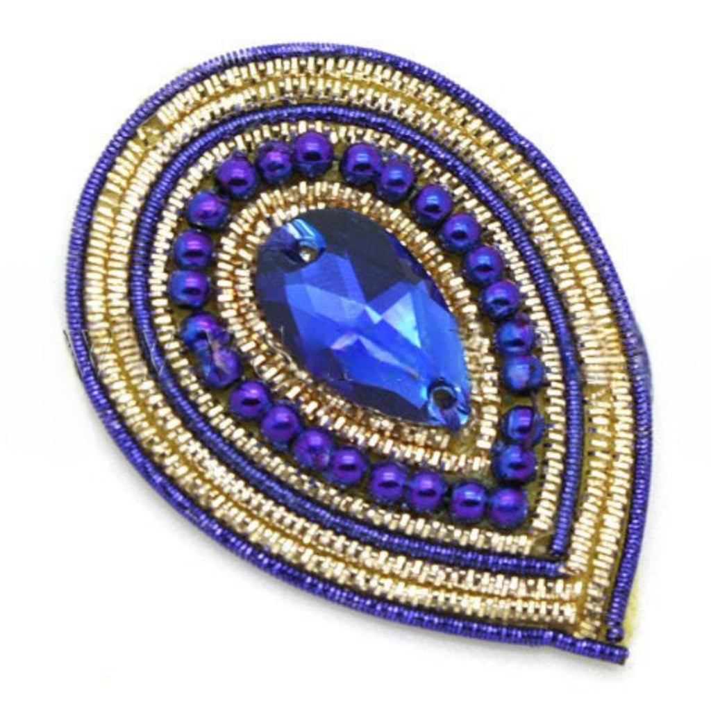 RHINESTONE TEARDROP MOTIF - sarahi.NYC