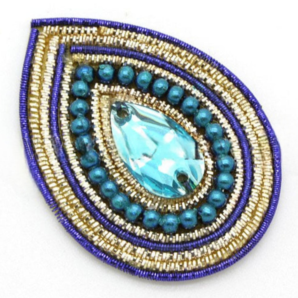 RHINESTONE TEARDROP MOTIF - sarahi.NYC
