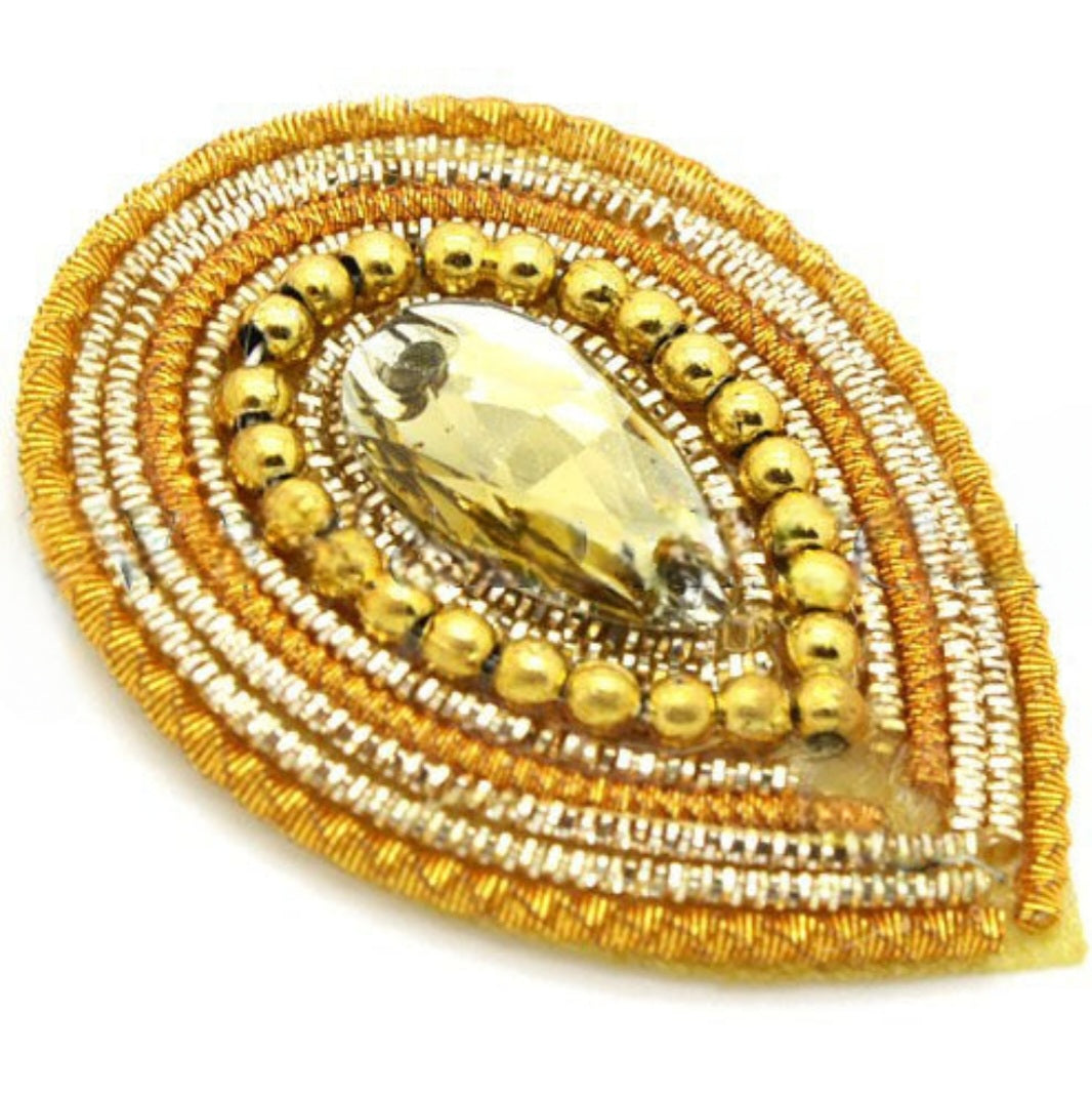 RHINESTONE TEARDROP MOTIF - sarahi.NYC