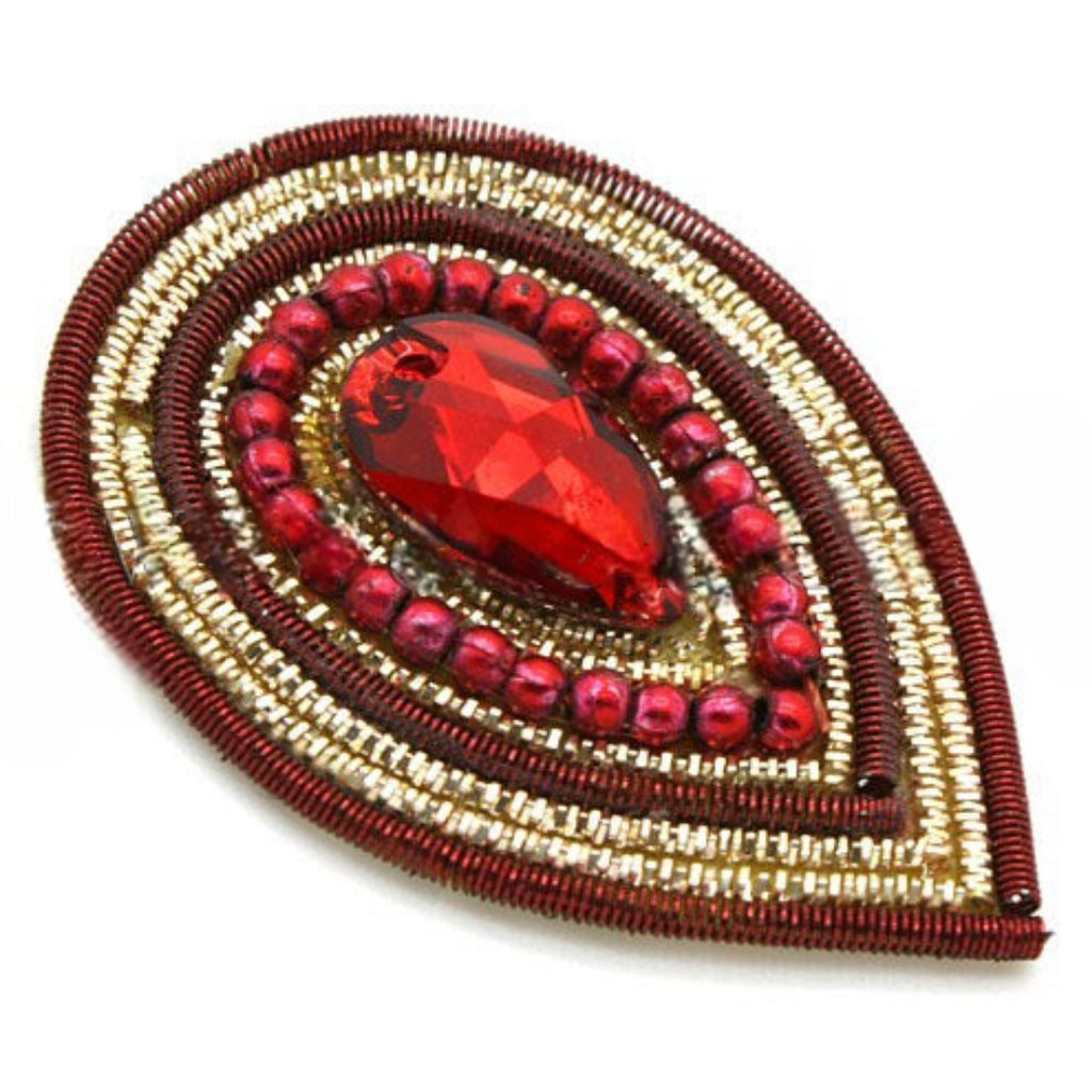 RHINESTONE TEARDROP MOTIF - sarahi.NYC