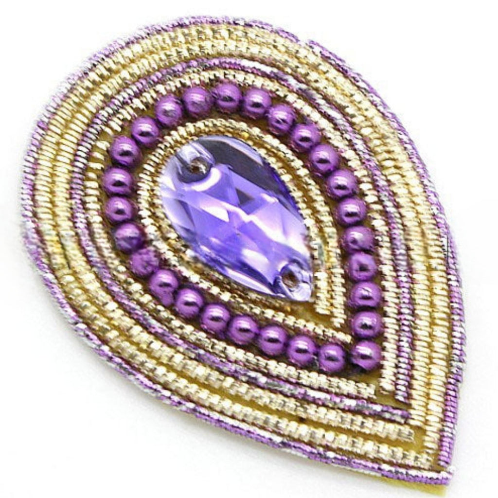 RHINESTONE TEARDROP MOTIF - sarahi.NYC