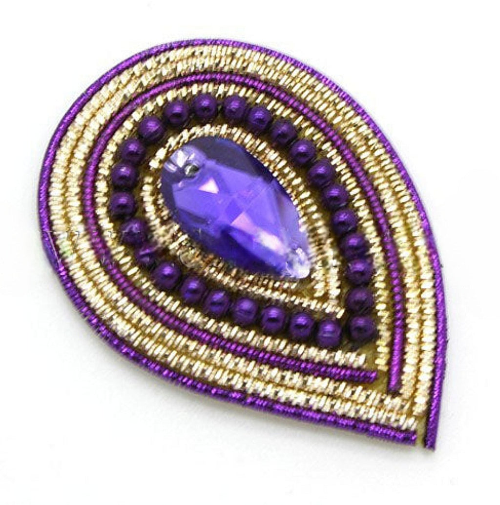 RHINESTONE TEARDROP MOTIF - sarahi.NYC