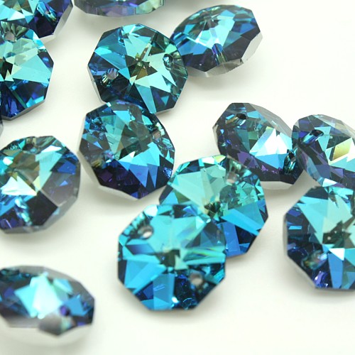 SILVER COATED SEW ON CRYSTALS 14mm - sarahi.NYC