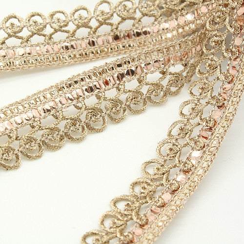 BRONZE SWIRL EDGING TRIM - sarahi.NYC